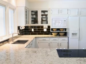 White Granite Countertops in Massachusetts for Your Neoclassical Home