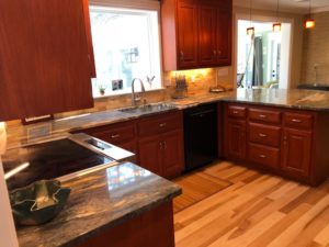 granite kitchen countertops installation in Franklin