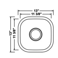 SINGLE BOWL UNDERMOUNT STAINLESS STEEL SINK - Image 3