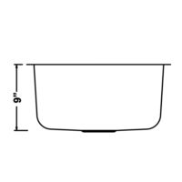 SINGLE BOWL UNDERMOUNT STAINLESS STEEL SINK - Image 4