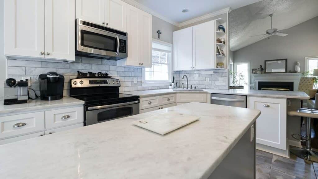 Mixing and Matching Different Countertops in Worcester MA
