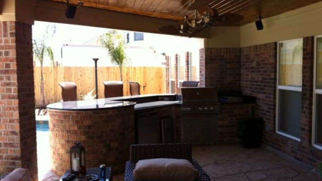 outdoor kitchen countertops in Franklin, MA 