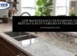 low maintenance countertops rentals families