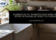 farmhouse vs workstation sink with stone Franklin